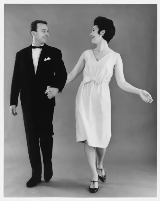 Framed Print : Couple in Formal Dress Framed Print : Couple in Formal Dress