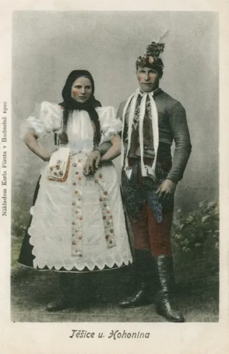 Framed Print : Couple from Hodonin, Czech Republic Framed Print : Couple from Hodonin, Czech Republic