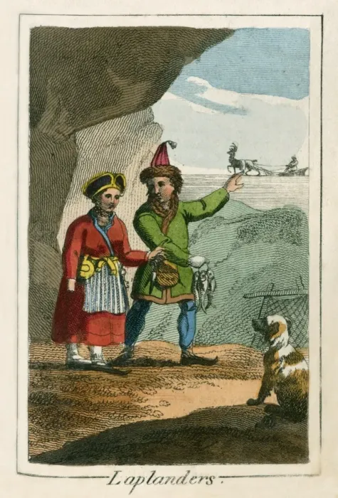 Framed Print : A couple of Sami people Framed Print : A couple of Sami people