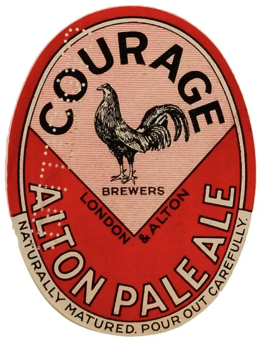 Framed Print : Courage Alton Pale Ale Framed Print : Courage Alton Pale Ale