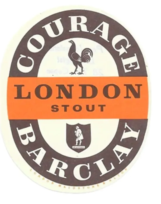 Framed Print : Courage Barclay London Stout Framed Print : Courage Barclay London Stout