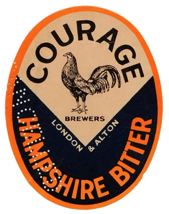 Framed Print : Courage Hampshire Bitter Framed Print : Courage Hampshire Bitter