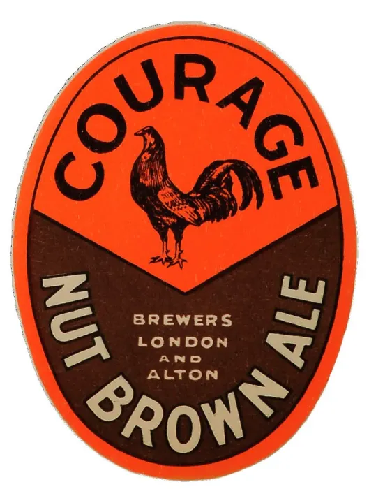 Framed Print : Courage Nut Brown Ale Framed Print : Courage Nut Brown Ale