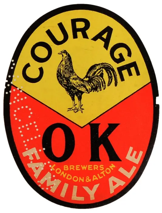 Framed Print : Courage OK Family Ale Framed Print : Courage OK Family Ale
