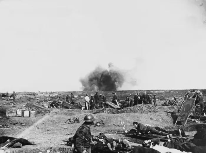 Framed Print : Courcelette 1916 Framed Print : Courcelette 1916