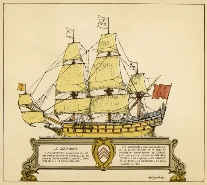 Framed Print : COURONNE SAILING SHIP Framed Print : COURONNE SAILING SHIP