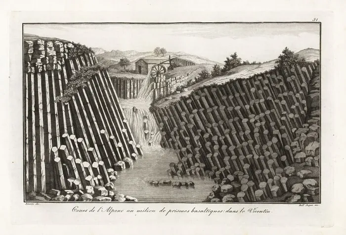 Framed Print : The course of the river Alpone in the Vicentin, Italy, 18th cent Framed Print : The course of the river Alpone in the Vicentin, Italy, 18th cent