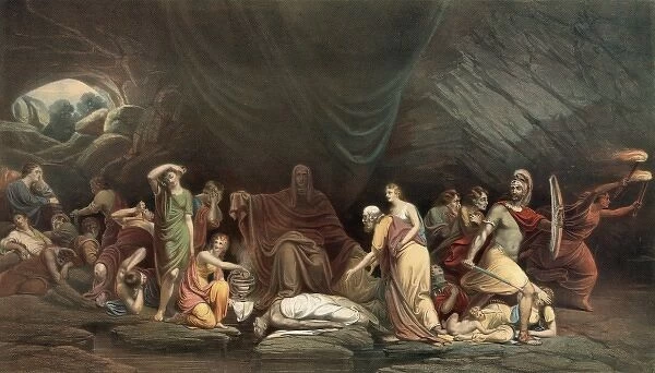 The court of death. From the original painting, by Rembrandt