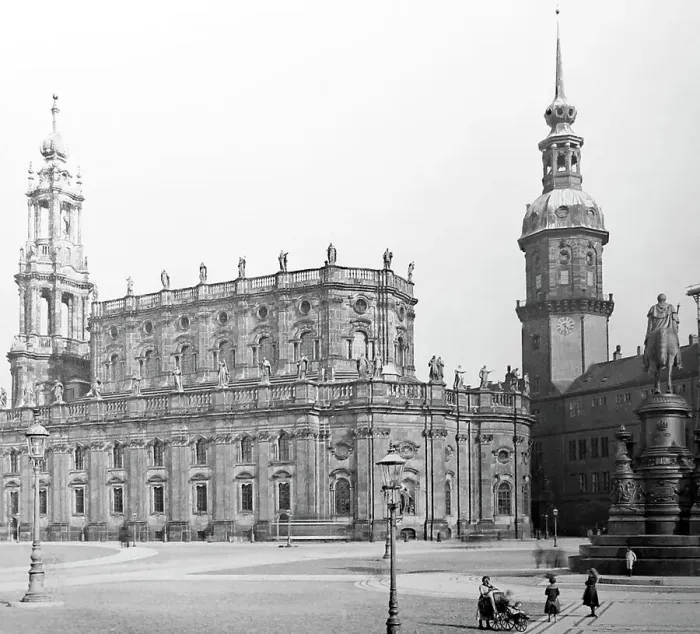 Framed Print : The Court, Dresden, Germany, Victorian period Framed Print : The Court, Dresden, Germany, Victorian period