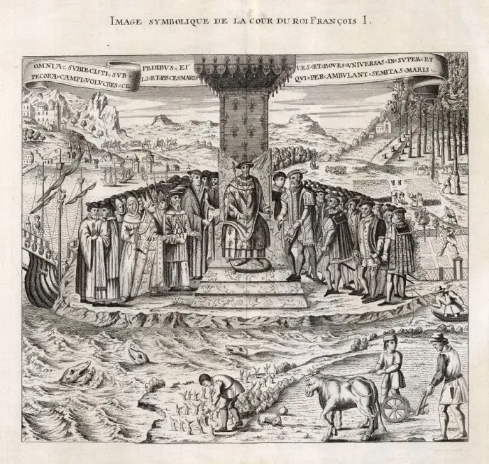 Framed Print : COURT OF FRANCOIS I