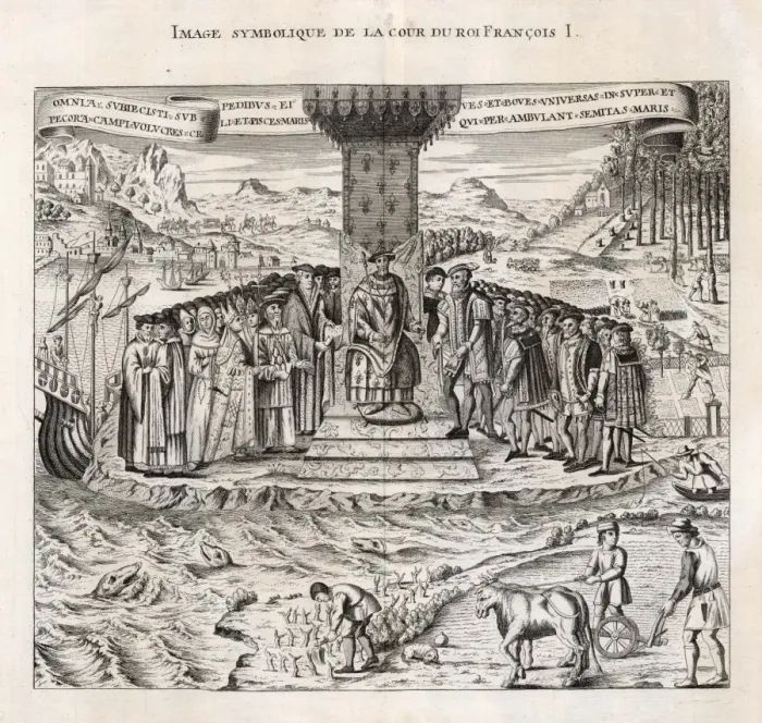 Framed Print : Court of Francois I Framed Print : Court of Francois I