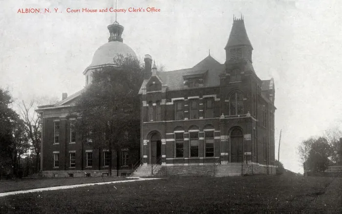 Framed Print : Court House and County Clerk's Office, Albion, NY State, USA Framed Print : Court House and County Clerk's Office, Albion, NY State, USA
