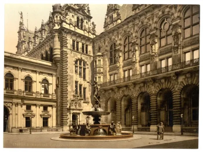 Framed Print : Court House, Hamburg, Germany Framed Print : Court House, Hamburg, Germany