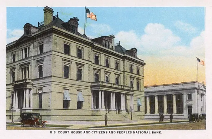 Framed Print : US Court House, Pensacola, Florida, USA Framed Print : US Court House, Pensacola, Florida, USA