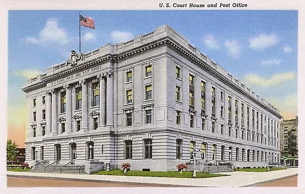 US Court House and Post Office, Lincoln, Nebraska, USA