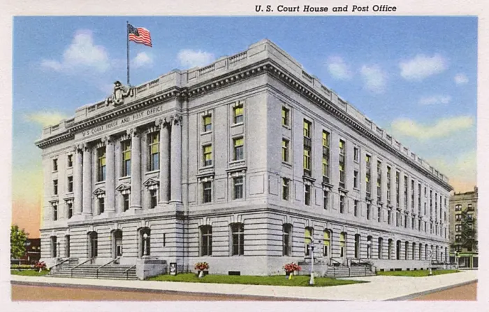 Framed Print : US Court House and Post Office, Lincoln, Nebraska, USA Framed Print : US Court House and Post Office, Lincoln, Nebraska, USA