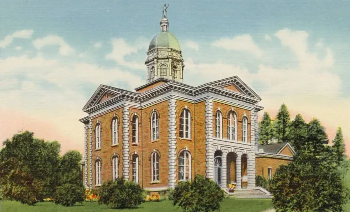 Framed Print : Court House, Rochester, Minnesota, USA Date: 1934 Framed Print : Court House, Rochester, Minnesota, USA Date: 1934