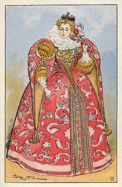Court Lady Ca 1580