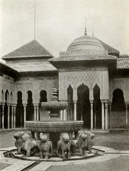 Framed Print : The Court of Lions, Alhambra Framed Print : The Court of Lions, Alhambra