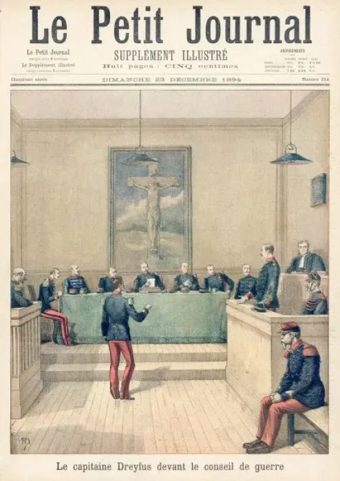 Framed Print : Court Martial of Dreyfus Framed Print : Court Martial of Dreyfus