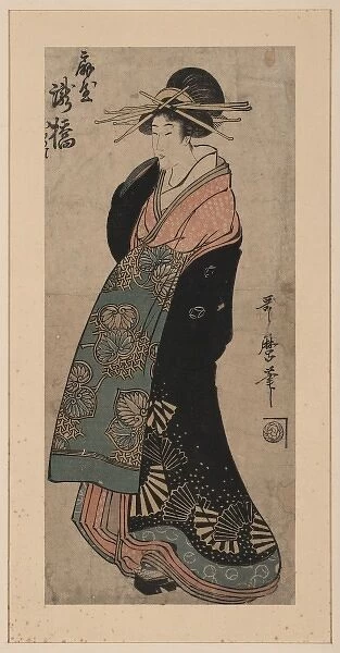 The courtesan Takihashi of ogi-ya