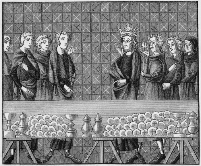 Framed Print : COURTIERS AMASS WEALTH Framed Print : COURTIERS AMASS WEALTH