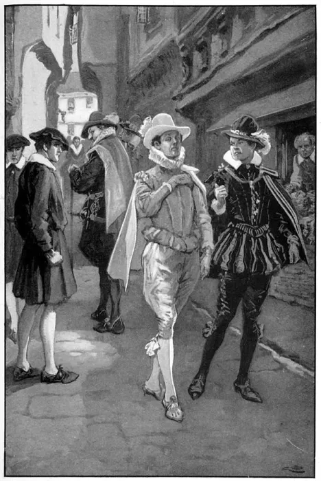 Framed Print : Courtiers Stroll Framed Print : Courtiers Stroll
