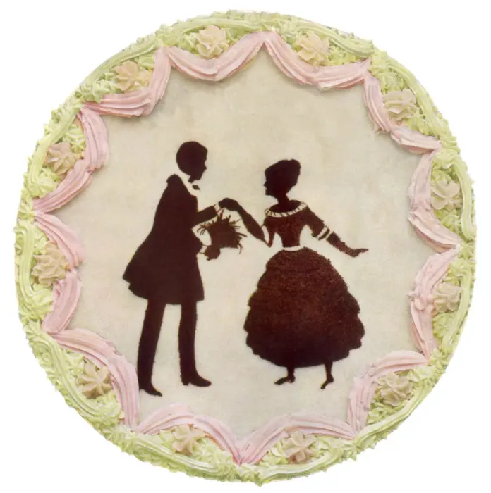 Framed Print : A Courtship Cake Date: 1935