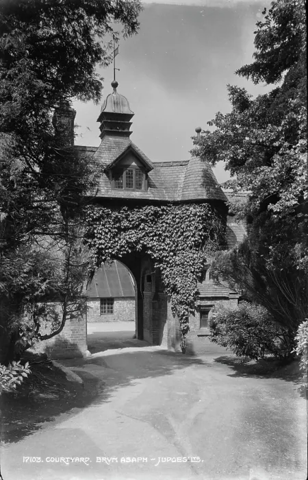 Framed Print : Courtyard at Bryn Asaph Framed Print : Courtyard at Bryn Asaph