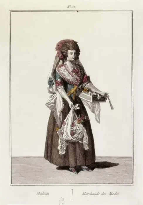 Framed Print : Couturier. Image belonging to the serie Collection Framed Print : Couturier. Image belonging to the serie Collection