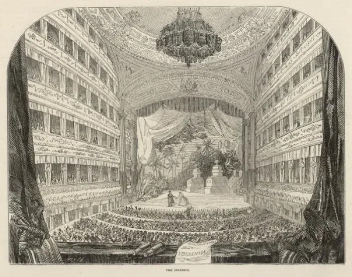 Framed Print : Covent Garden 1847 Framed Print : Covent Garden 1847