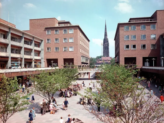 Framed Print : Coventry - The ruins and Coventry Cathedral Framed Print : Coventry - The ruins and Coventry Cathedral