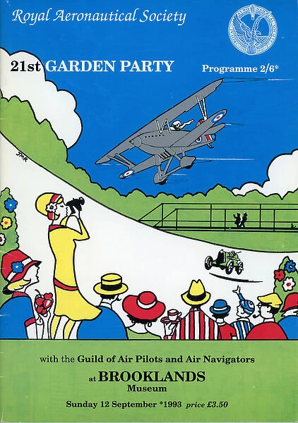 Cover of the 1993 Royal Aeronautical Society Garden Part?