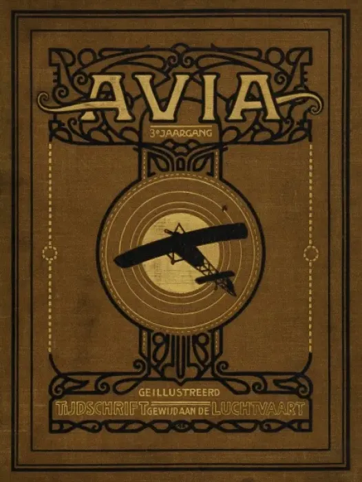 Framed Print : The front cover of Avia 1913 Framed Print : The front cover of Avia 1913