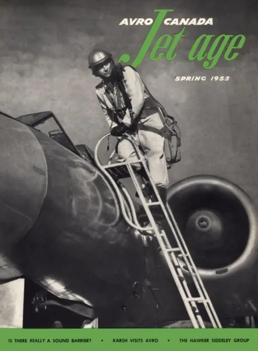 Framed Print : The front cover of Avro Canada Jet age Spring 1953 Framed Print : The front cover of Avro Canada Jet age Spring 1953