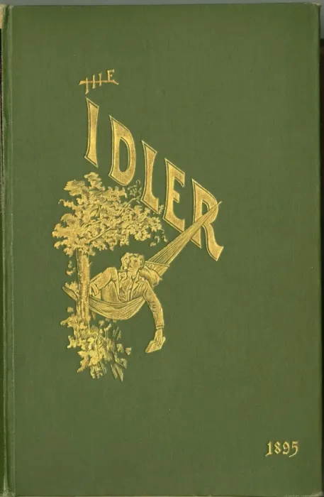 Framed Print : Cover - bound volume of The Idler magazine Framed Print : Cover - bound volume of The Idler magazine