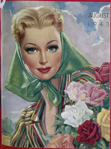 The front cover of Britannia and Eve from August 1943. Date: 1943