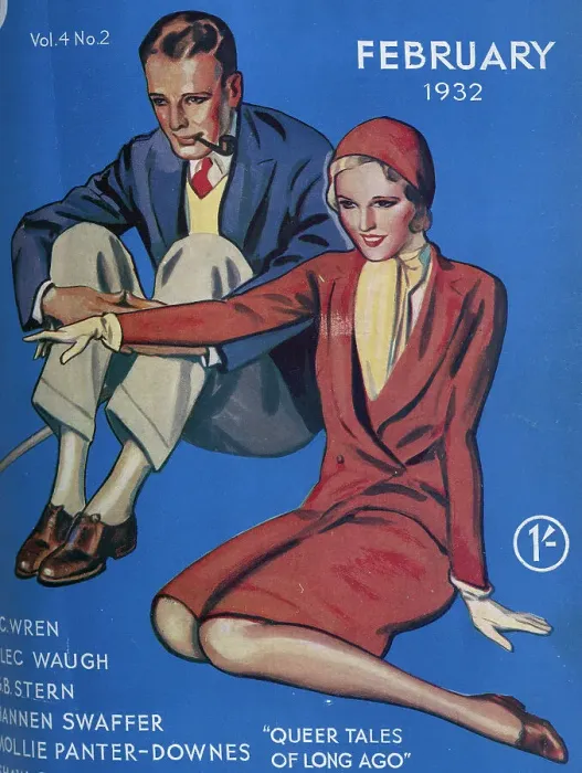 Framed Print : The front cover of Britannia and Eve from February 1932. Date: 1932 Framed Print : The front cover of Britannia and Eve from February 1932. Date: 1932