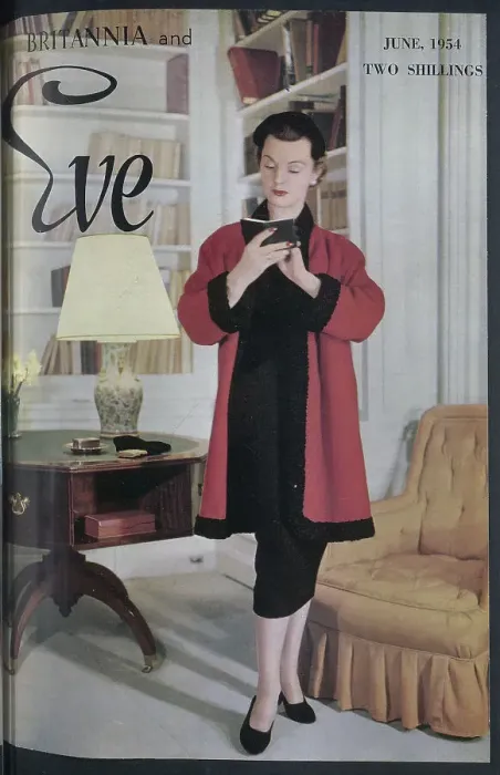 Framed Print : The front cover of Britannia and Eve magazine from June 1954. Date: 1954 Framed Print : The front cover of Britannia and Eve magazine from June 1954. Date: 1954