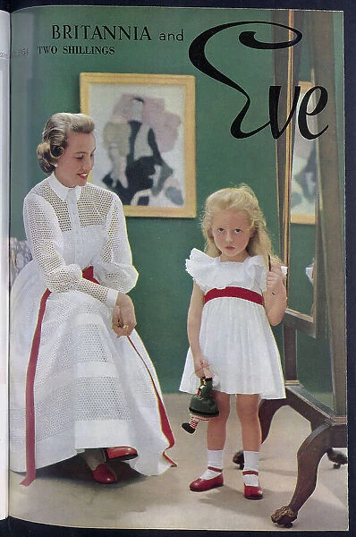 The front cover of Britannia and Eve magazine from May 1954. Date: 1954