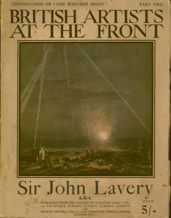 Framed Print : Front cover, British Artists at the Front, WW1 Framed Print : Front cover, British Artists at the Front, WW1