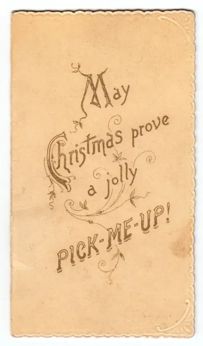 Framed Print : Front cover of a Christmas card Framed Print : Front cover of a Christmas card
