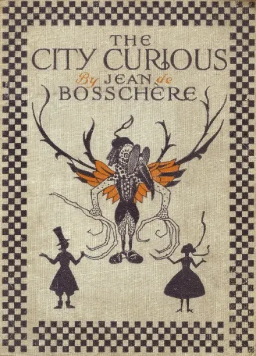 Framed Print : Front cover of The City Curious by Jean de Bosschere Framed Print : Front cover of The City Curious by Jean de Bosschere