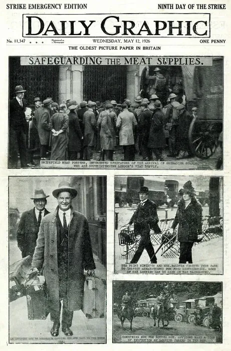 Framed Print : Front cover, Daily Graphic, General Strike Emergency Edition Framed Print : Front cover, Daily Graphic, General Strike Emergency Edition