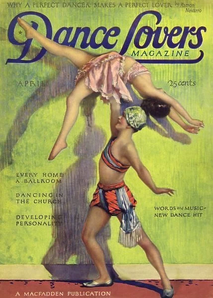 Cover of Dance magazine, April 1924