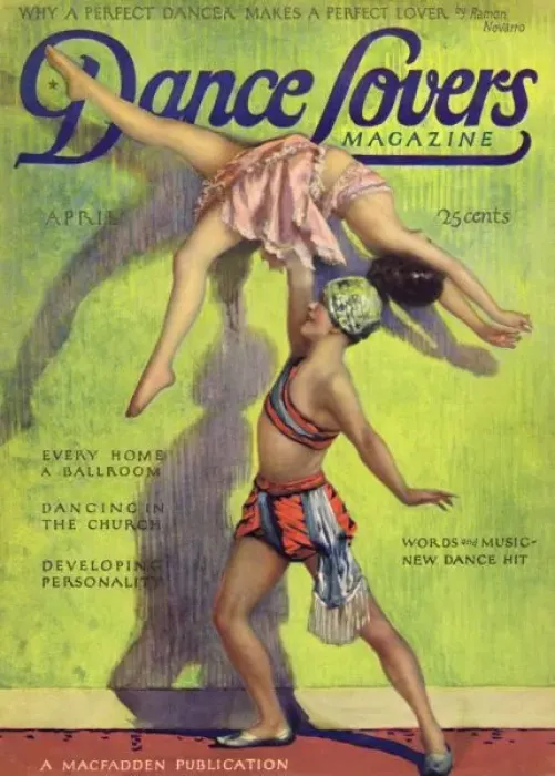 Framed Print : Cover of Dance magazine, April 1924 Framed Print : Cover of Dance magazine, April 1924