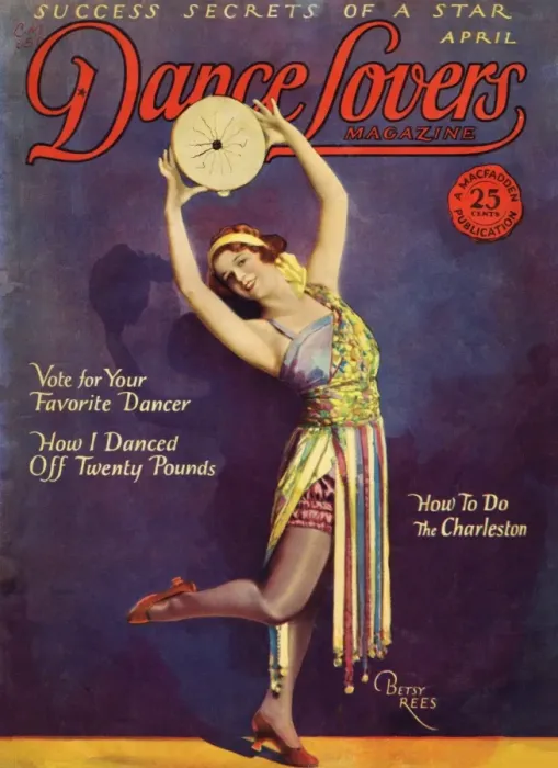 Framed Print : Cover of Dance magazine, April 1925 Framed Print : Cover of Dance magazine, April 1925