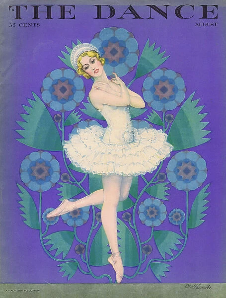 Cover of Dance Magazine, August 1927 featuring Mary Eaton Date: 1927