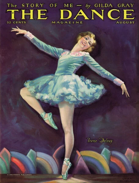 Cover of Dance Magazine, August 1928