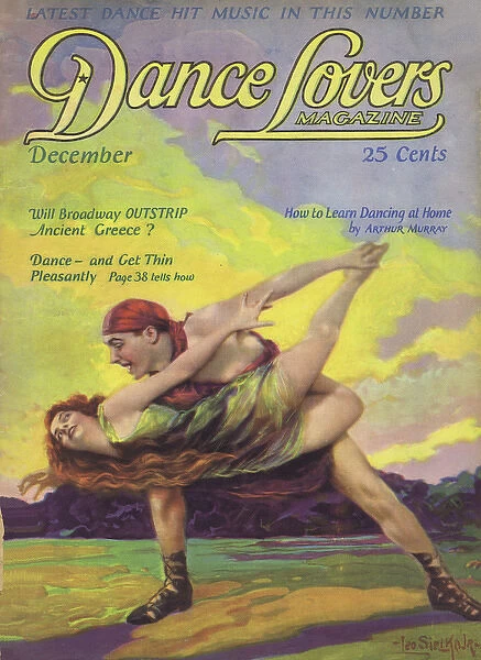 Cover of Dance Magazine, December 1923